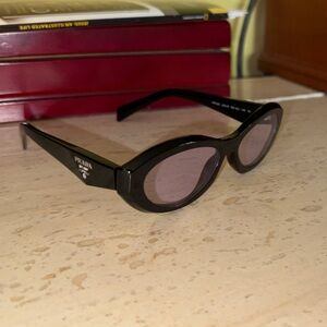 Prada Black Cat-Eye Sunglasses